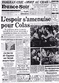 La Une de France Soir du 12/12/1978 (160Ko)